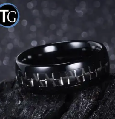 BEVELED TUNGSTEN RINGS - Carbide CUSTOM | Wedding bands