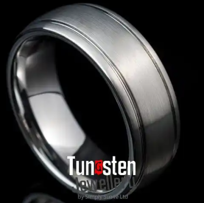 Brushed TUNGSTEN RINGS - Carbide CUSTOM | Wedding bandsTungsten rings wedding bands 