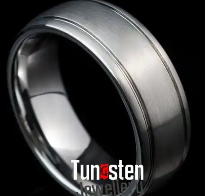 Mens TUNGSTEN RINGS - Carbide CUSTOM | Wedding bands