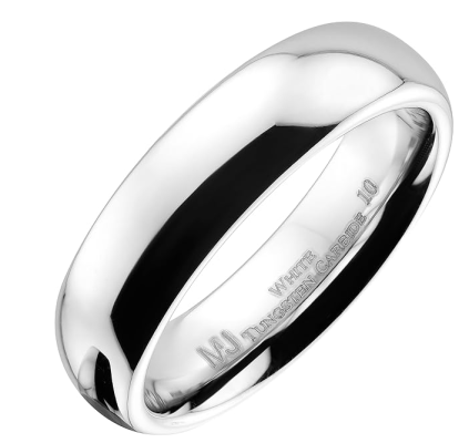 polished TUNGSTEN RINGS - Carbide CUSTOM | Wedding bands